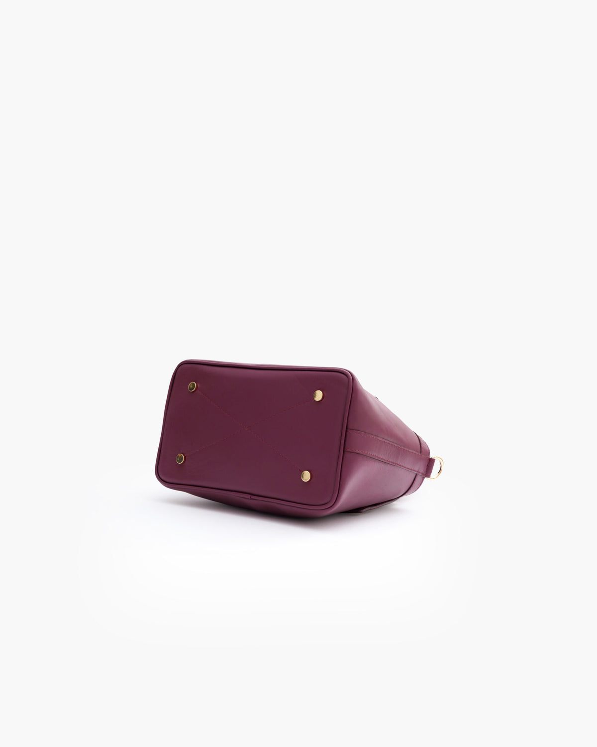 Borsa in pelle Maya PRUGNA - LOVING BAGS