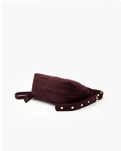 Carrie suede BORDEAUX - LOVING BAGS