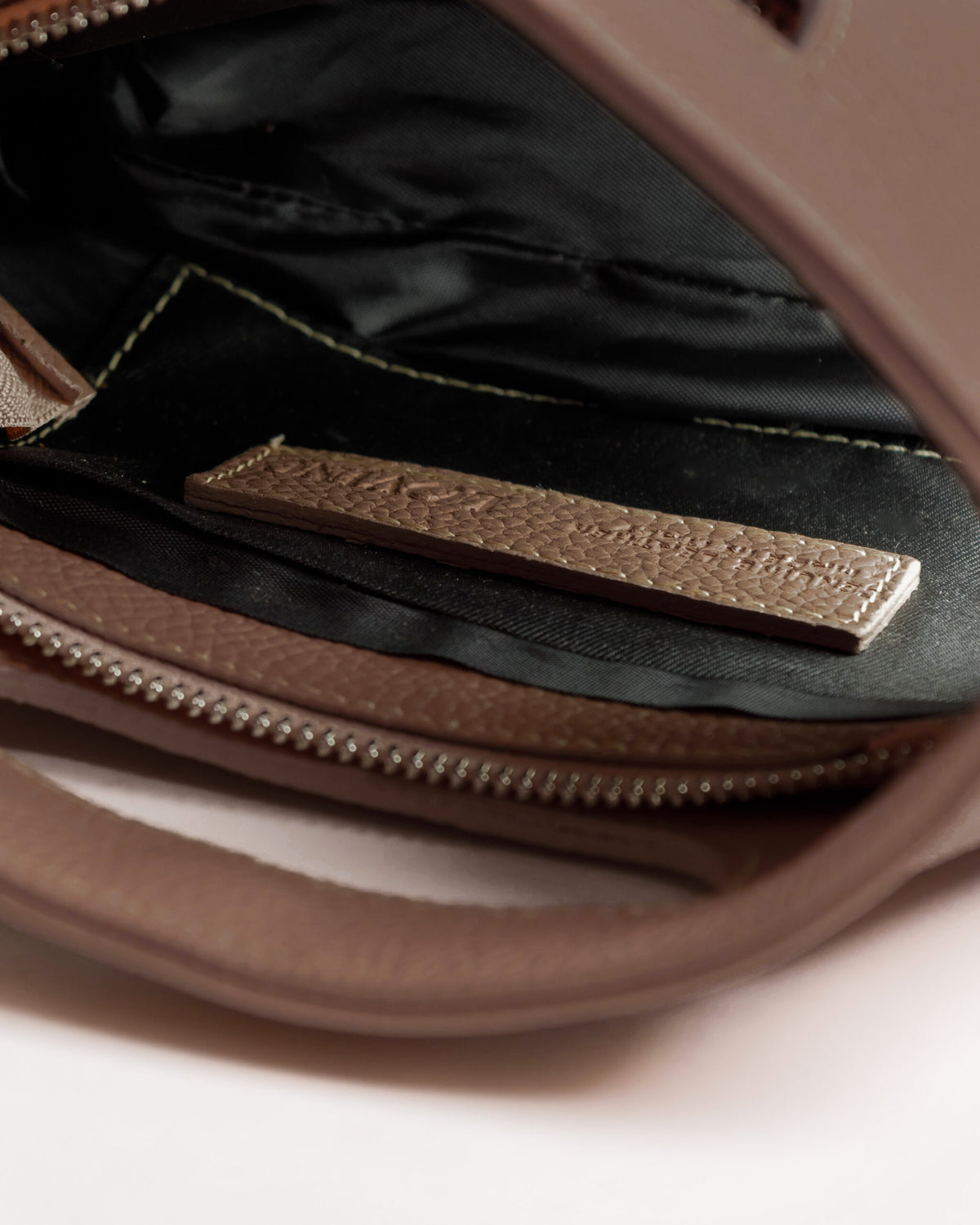 Borsa in pelle NANO GRACE marrone - LOVING BAGS