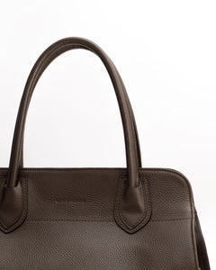Borsa in pelle WORK testa di moro - MDR STUDIOS