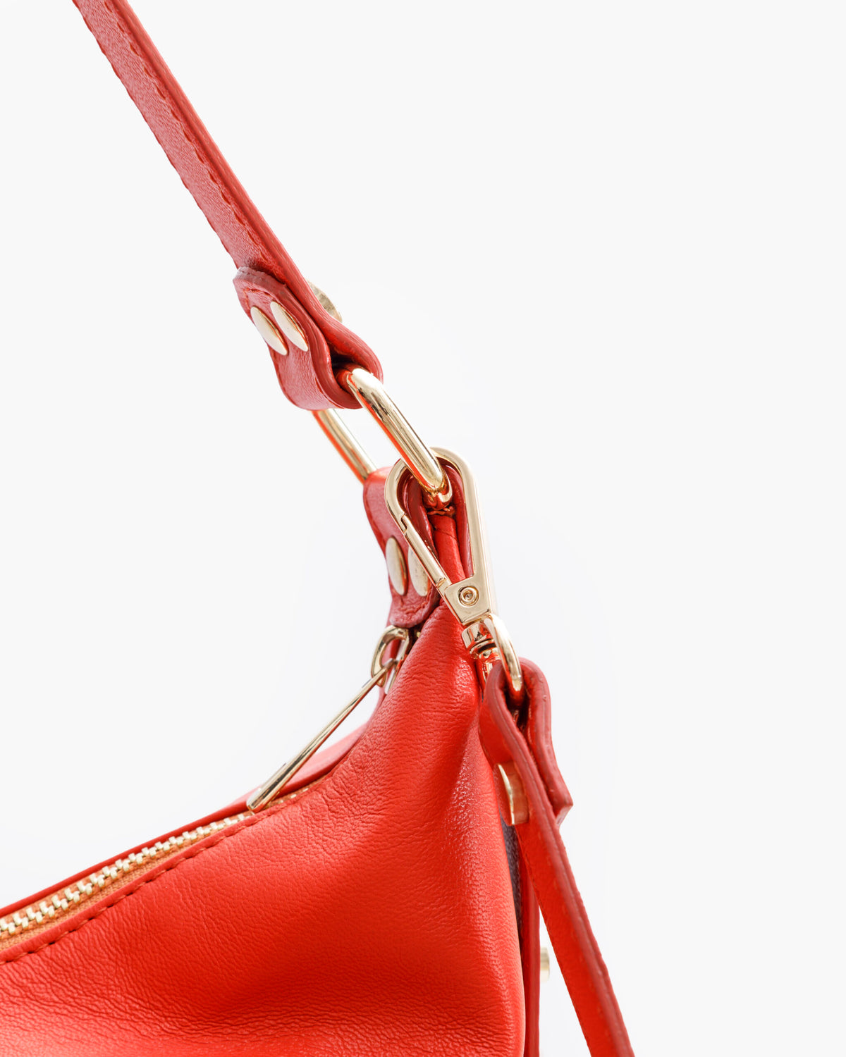 Borsa in pelle CARRIE arancio - LOVING BAGS