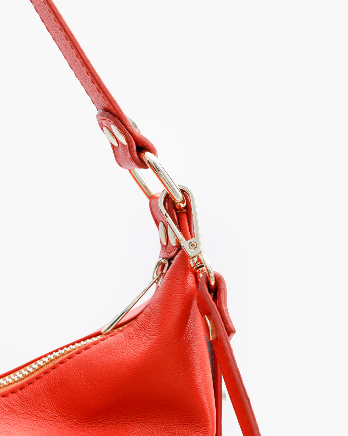 Borsa in pelle CARRIE arancio - LOVING BAGS