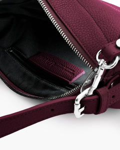 Borsa in pelle RACHEL MIGNON bordeaux - LOVING BAGS