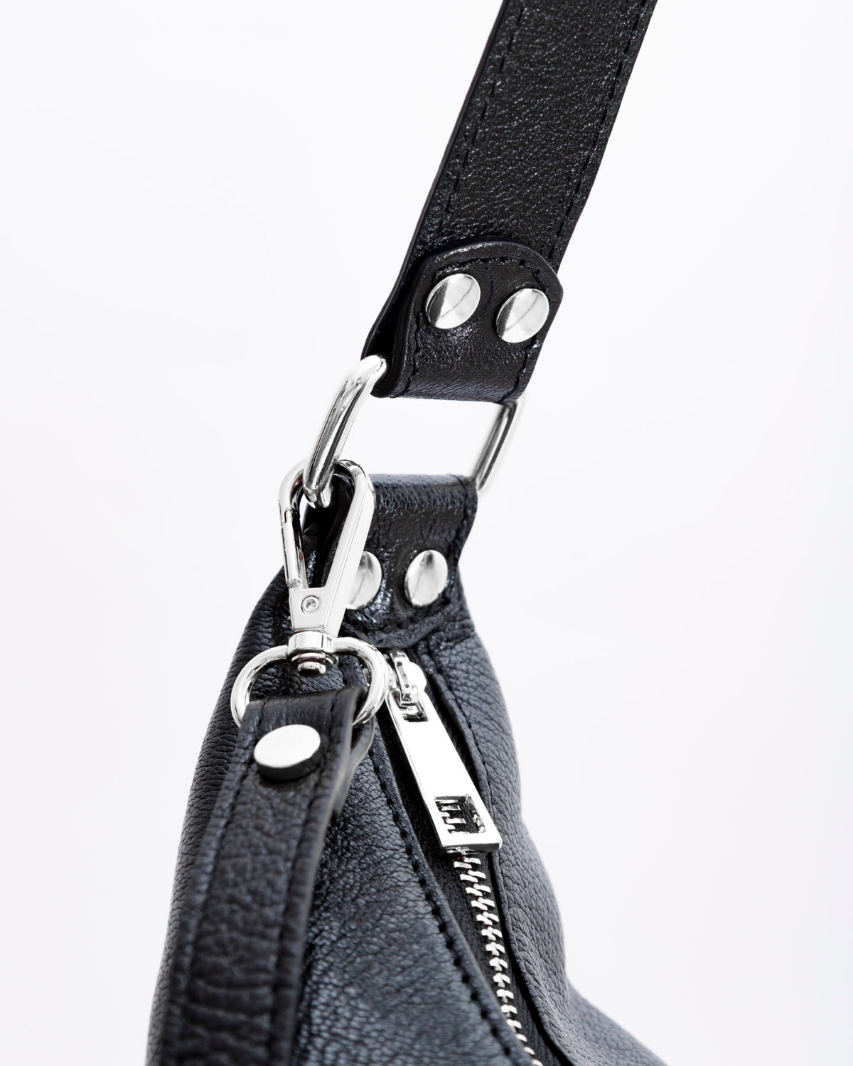 Borsa in pelle CARRIE nera - LOVING BAGS