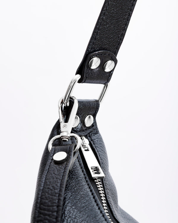 Borsa in pelle CARRIE nera - LOVING BAGS