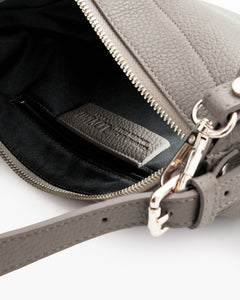 Borsa in pelle RACHEL MIGNON tortora - LOVING BAGS