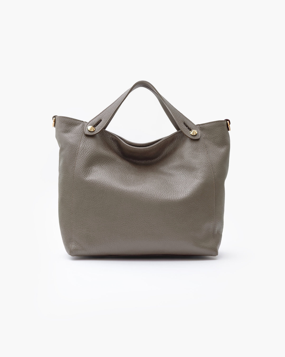 Borsa in pelle OLIVIA tortora - LOVING BAGS