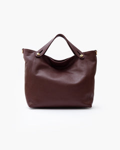 Borsa in pelle OLIVIA bordeaux - LOVING BAGS