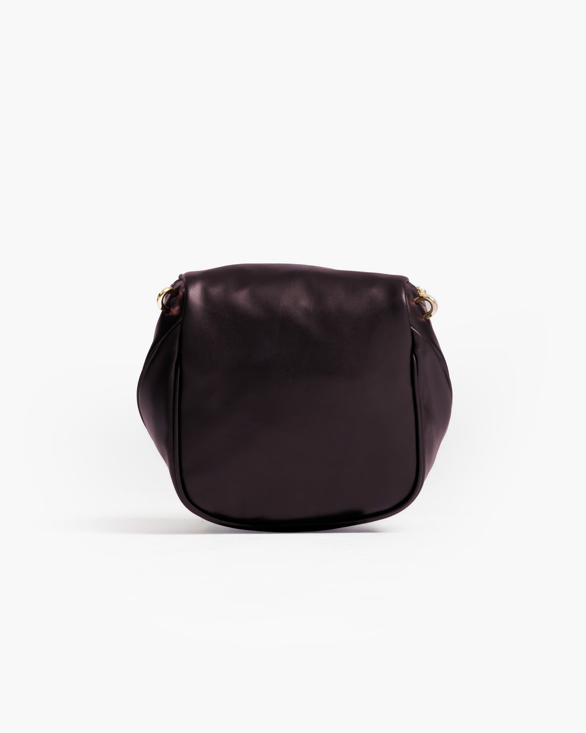 Baby ISABELLA con tracolla in pelle PRUGNA - LOVING BAGS