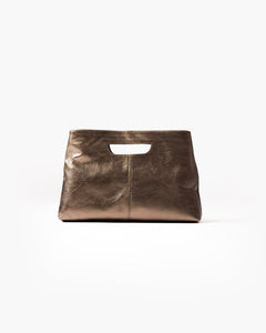 Sac en cuir BABY GRACE METAL bronze - LOVING BAGS
