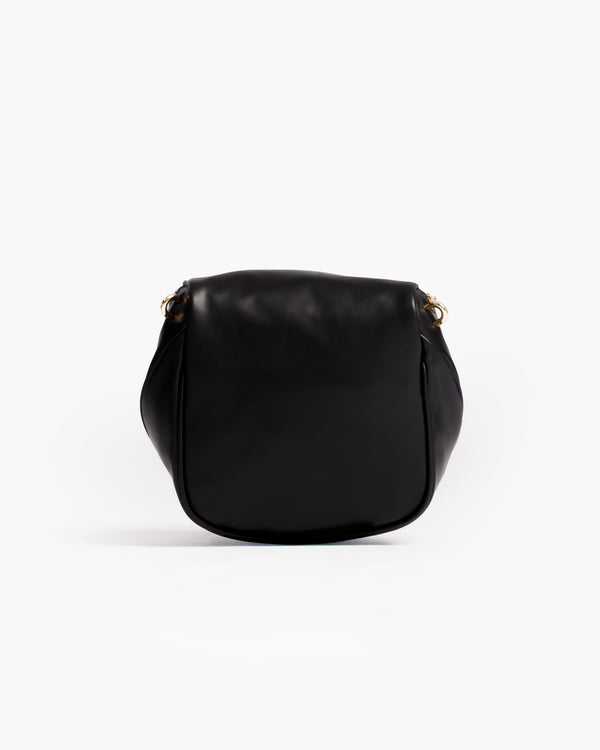 Baby ISABELLA con tracolla in pelle NERA - LOVING BAGS