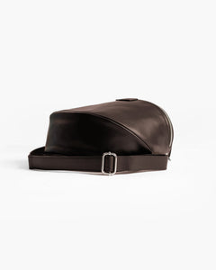 Borsa ISABELLA con tracolla in pelle TESTA DI MORO - LOVING BAGS