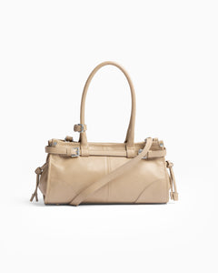 Borsa in pelle VIVIENNE beige - LOVING BAGS