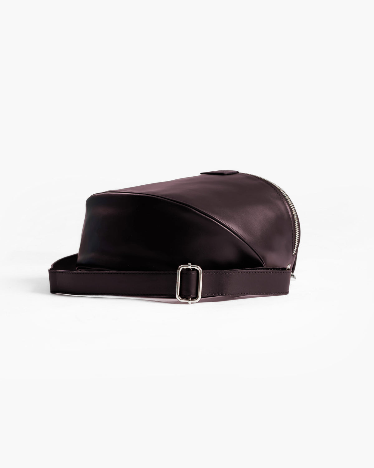 Borsa ISABELLA con tracolla in pelle PRUGNA - LOVING BAGS