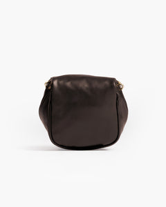 Baby ISABELLA con tracolla in pelle TESTA DI MORO - LOVING BAGS
