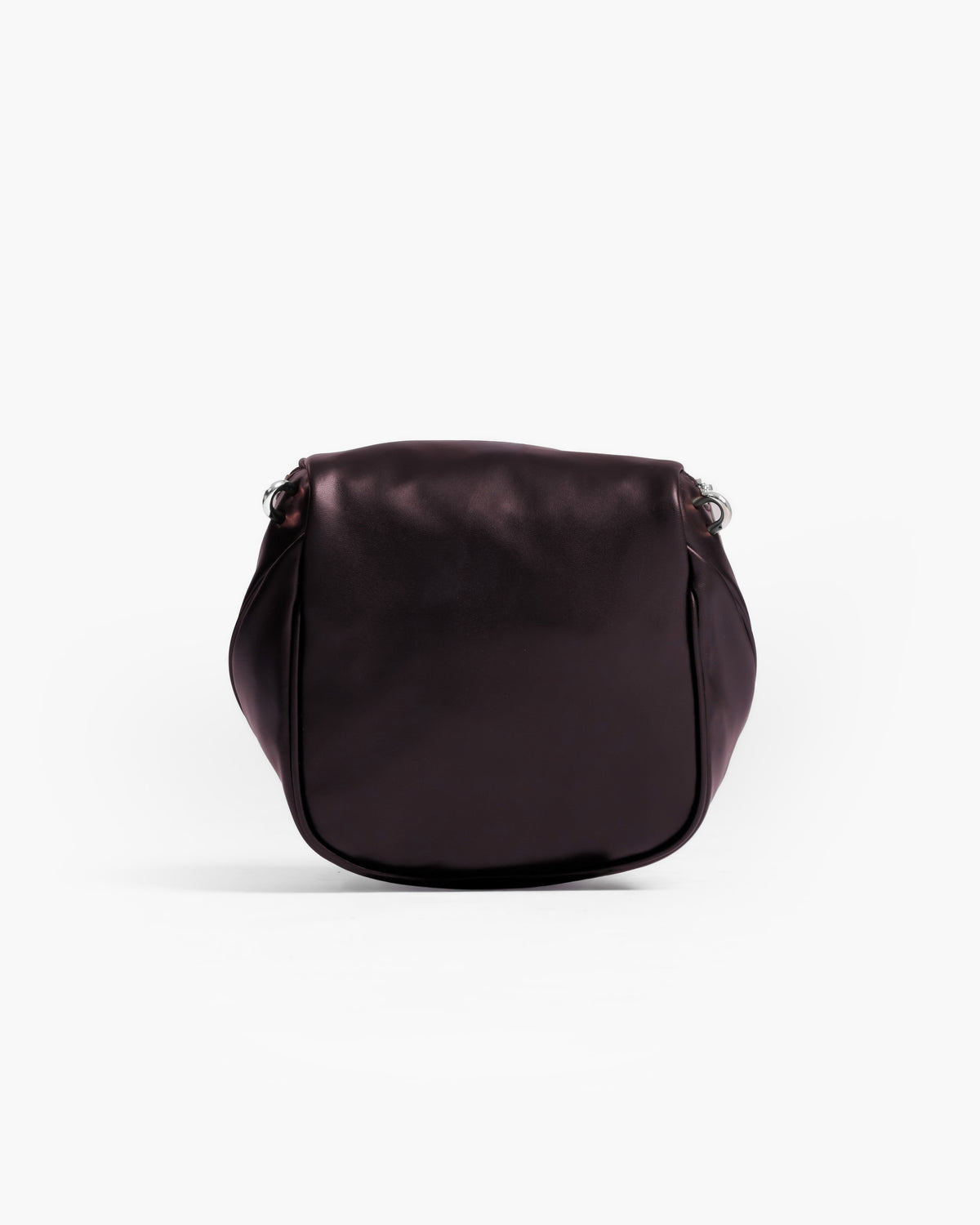 Baby ISABELLA con tracolla in pelle PRUGNA - LOVING BAGS