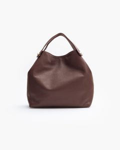 Borsa in pelle OLIVIA cioccolato - LOVING BAGS
