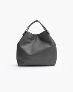 Borsa in pelle OLIVIA grigio chiaro - LOVING BAGS