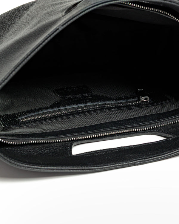 Borsa in pelle BABY GRACE nera - LOVING BAGS