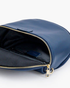 Borsa ISABELLA in pelle BLU NAVY - LOVING BAGS
