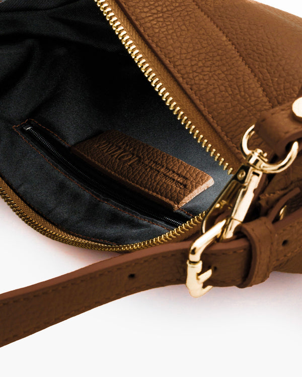 Borsa in pelle RACHEL NANO marrone  - LOVING BAGS