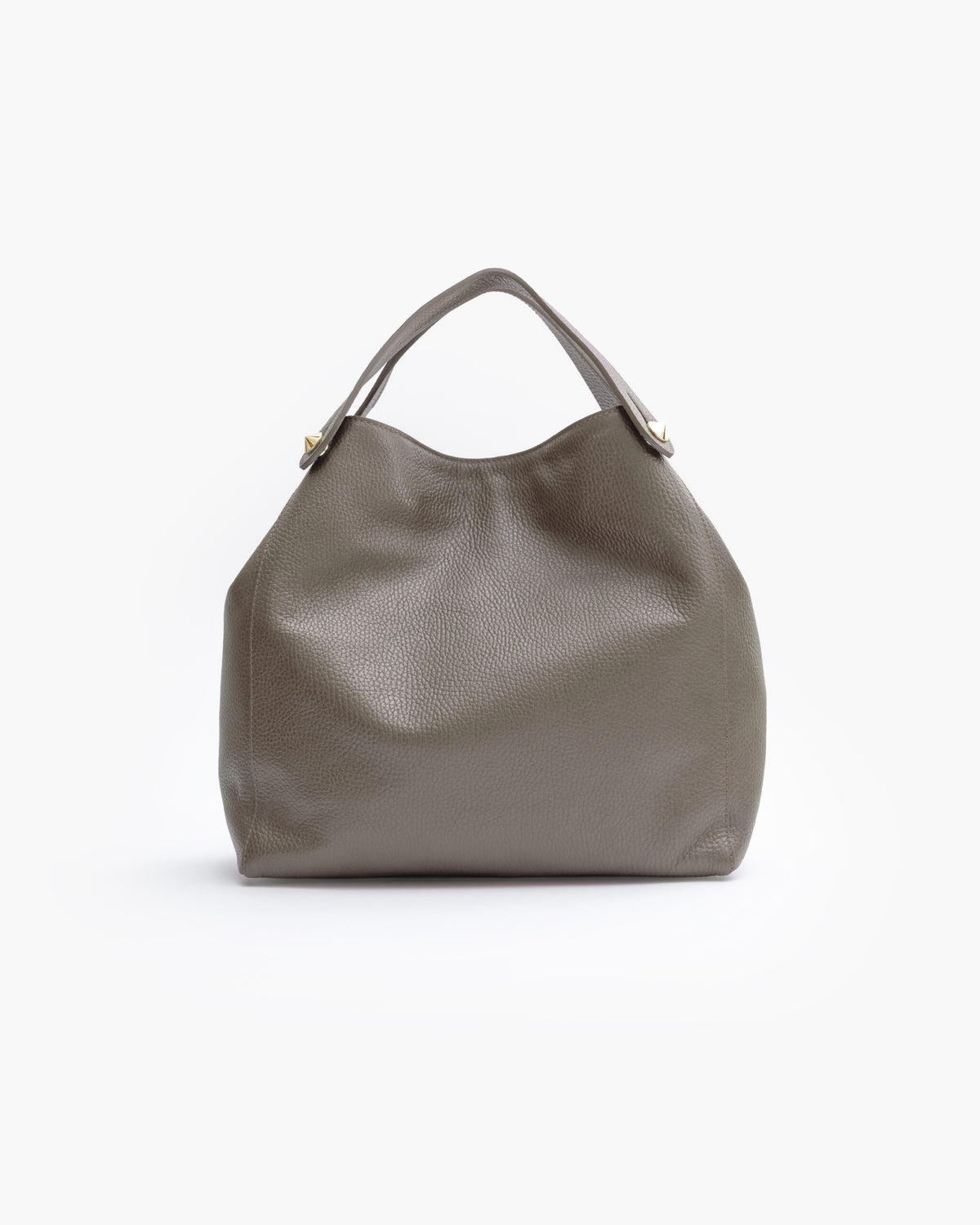 Borsa in pelle OLIVIA tortora - LOVING BAGS