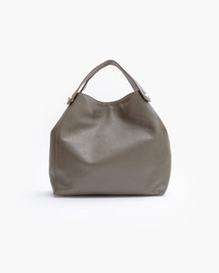 Borsa in pelle OLIVIA tortora - LOVING BAGS