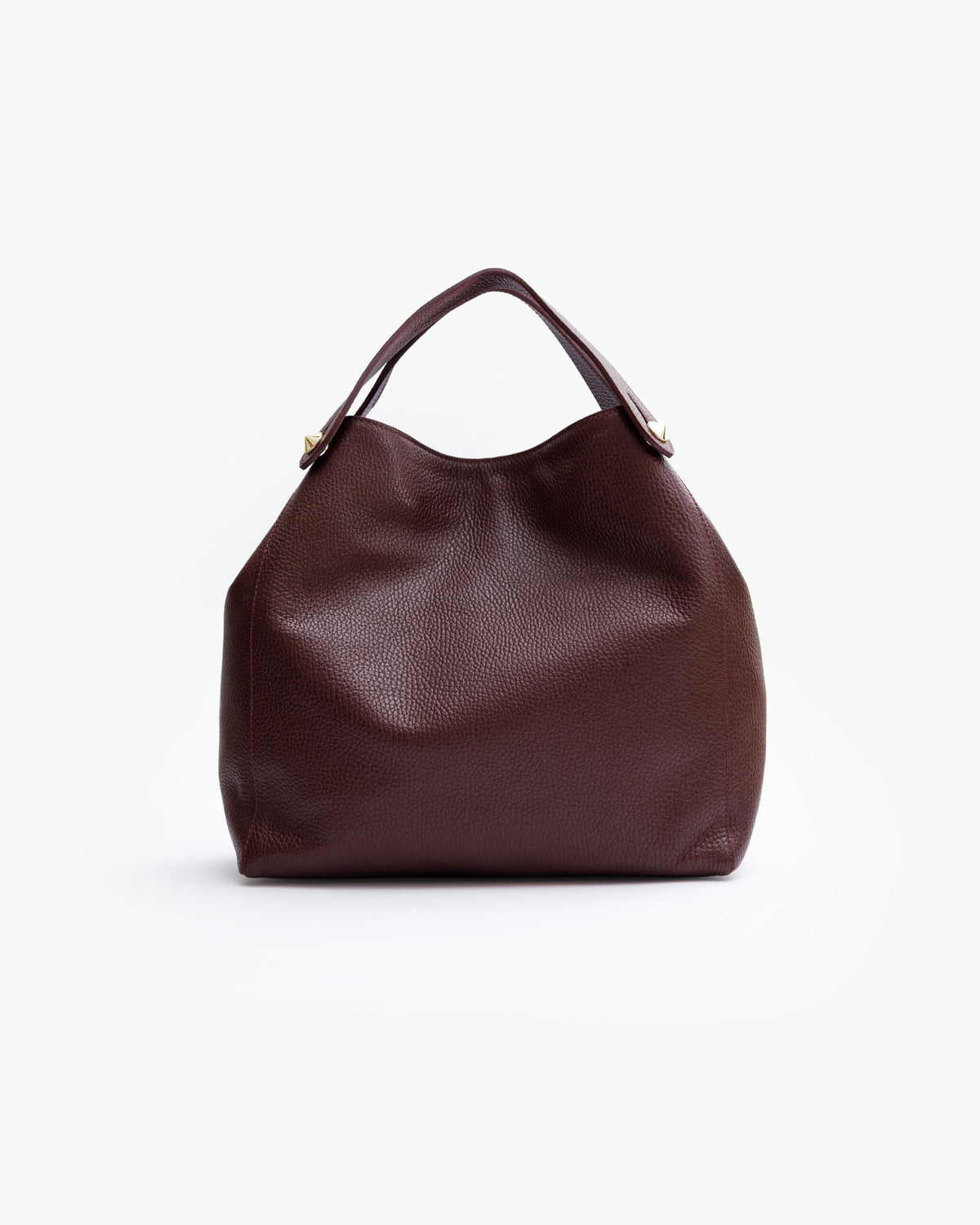 Borsa in pelle OLIVIA bordeaux - LOVING BAGS
