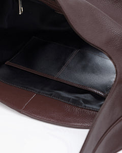 Borsa in pelle AMINA testa di moro - LOVING BAGS