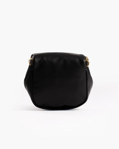 Borsa ISABELLA con tracolla in pelle NERA - LOVING BAGS
