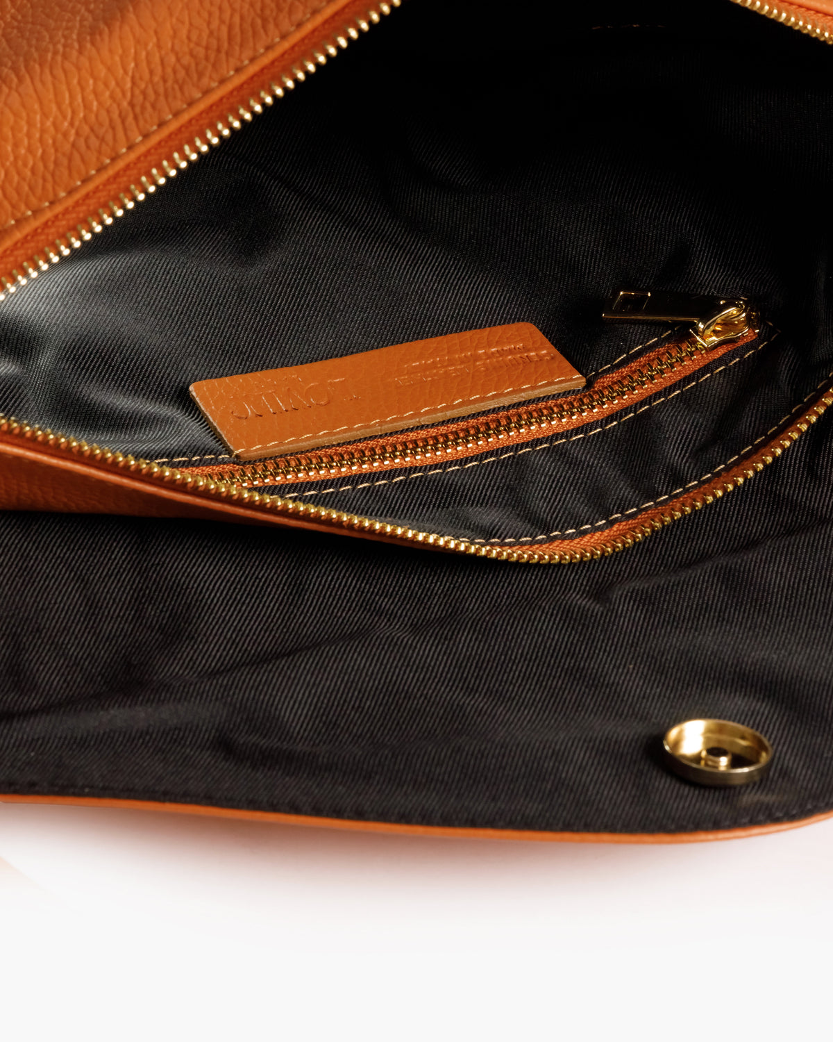 Borsa in pelle BRENDA Cognac - LOVING BAGS