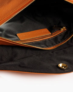 Borsa in pelle BRENDA Cognac - LOVING BAGS