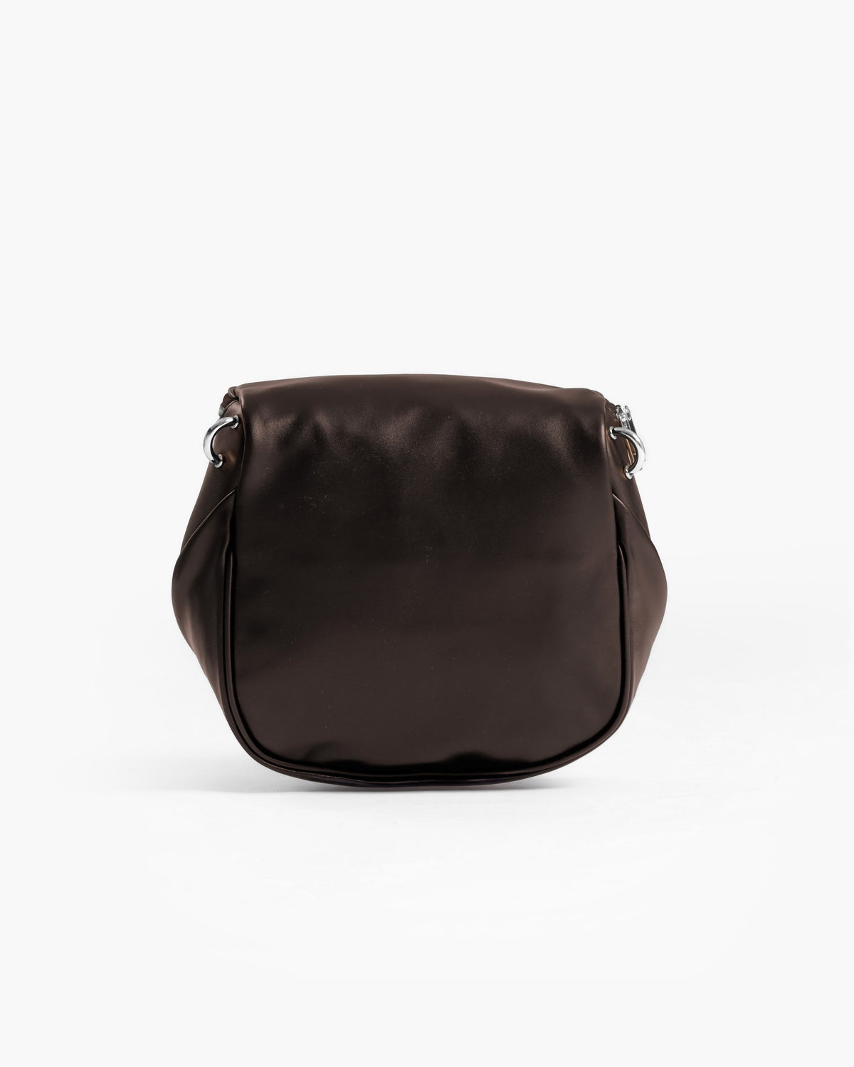 Borsa ISABELLA con tracolla in pelle TESTA DI MORO - LOVING BAGS