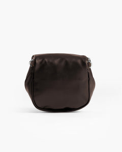 Borsa ISABELLA con tracolla in pelle TESTA DI MORO - LOVING BAGS