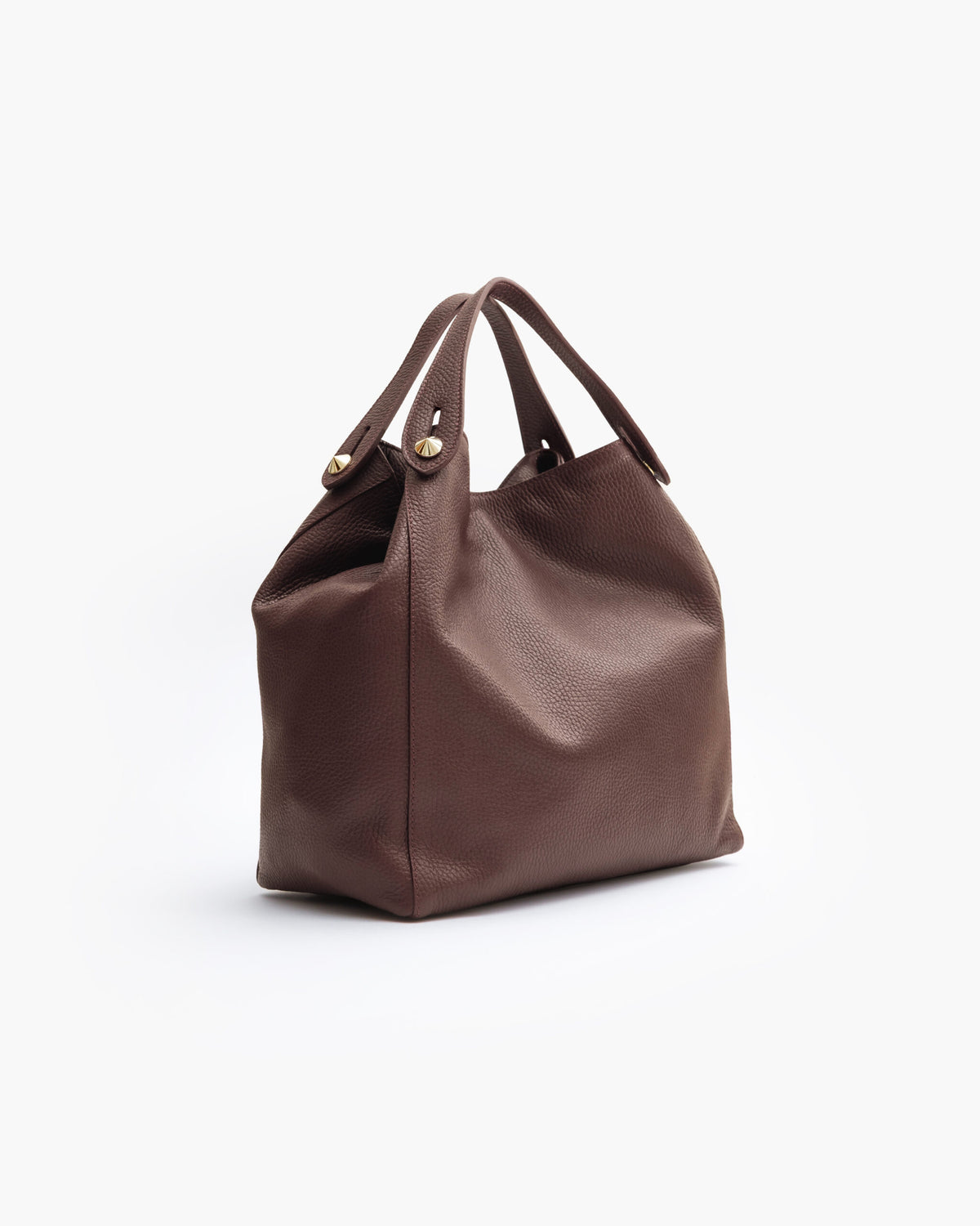 Borsa in pelle OLIVIA cioccolato - LOVING BAGS