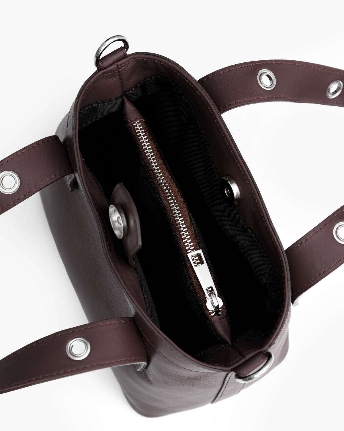 Borsa in pelle Maya MARRONE - LOVING BAGS