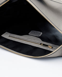 Borsa in pelle RACHEL grigio perla - LOVING BAGS