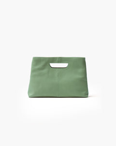 Borsa in pelle BABY GRACE verde salvia - LOVING BAGS