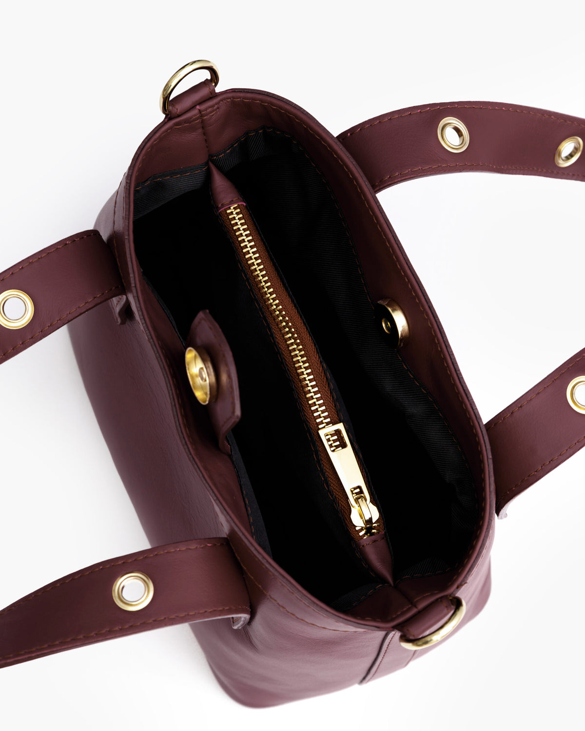 Borsa in pelle Maya MARRONE - LOVING BAGS