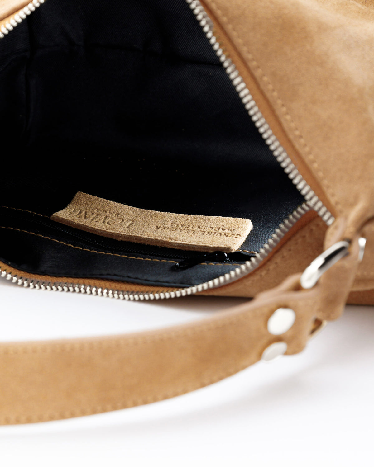 Carrie suede CUOIO - LOVING BAGS