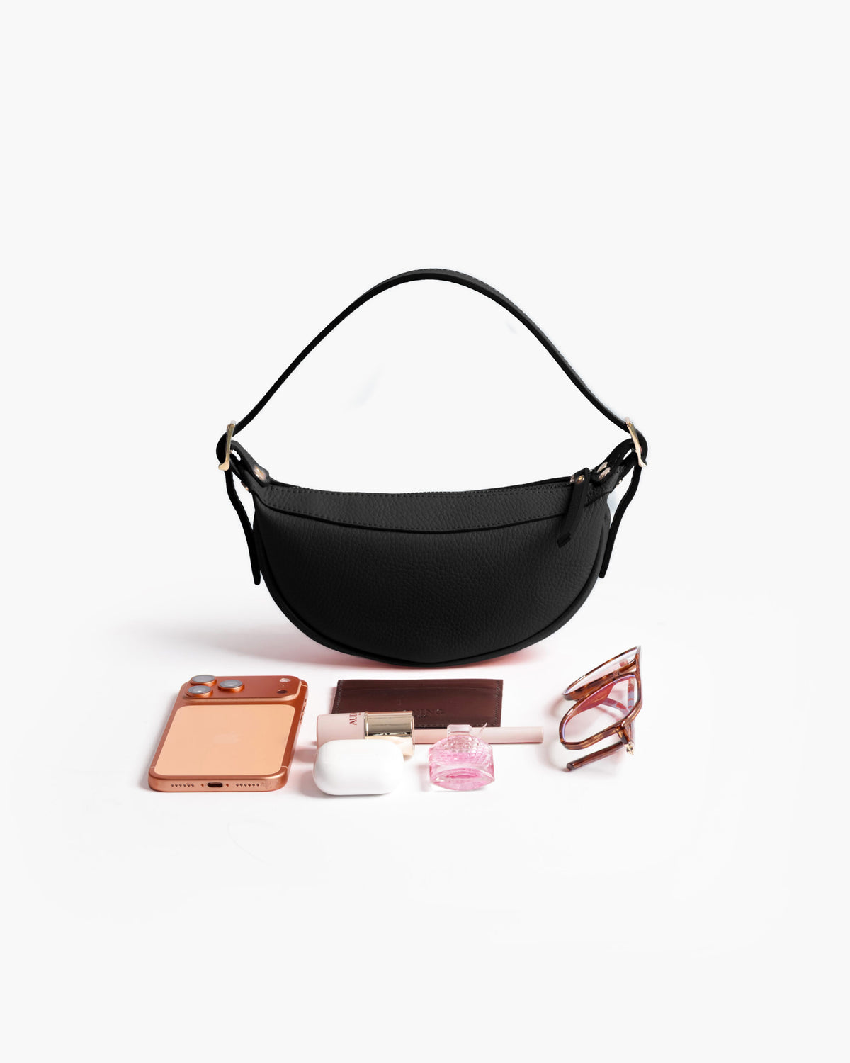 Borsa in pelle RACHEL NANO nera - LOVING BAGS