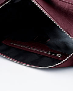 Borsa in pelle RACHEL bordeaux - LOVING BAGS