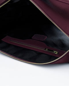 Borsa in pelle RACHEL bordeaux - LOVING BAGS