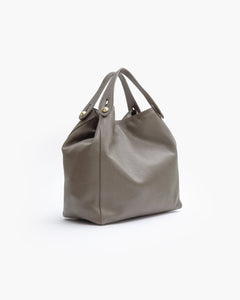 Borsa in pelle OLIVIA tortora - LOVING BAGS