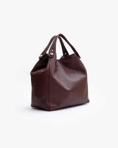 Borsa in pelle OLIVIA bordeaux - LOVING BAGS