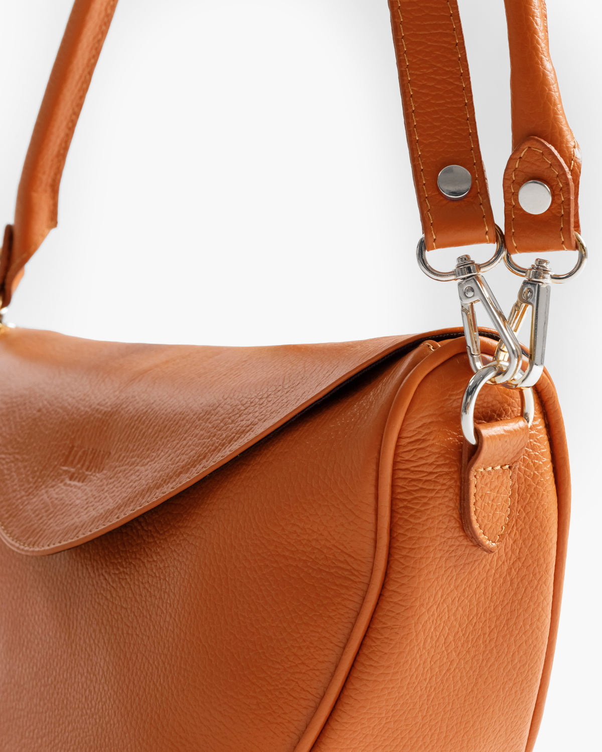 Borsa in pelle BRENDA Cognac - LOVING BAGS