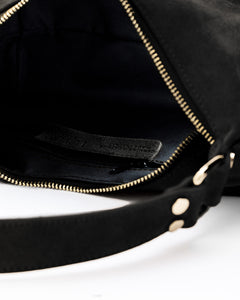 Carrie suede NERA - LOVING BAGS