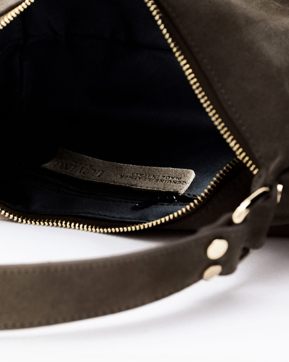Carrie suede TESTA DI MORO - LOVING BAGS