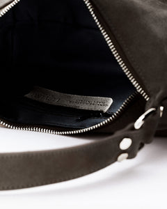 Carrie suede TESTA DI MORO - LOVING BAGS