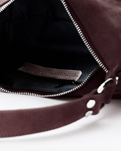 Carrie suede BORDEAUX - LOVING BAGS